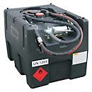 Station-service mobile CEMO KS-Mobil EASY, avec pompe à main, réservoir d'essence de 190 l, polyéthylène, ATEX, L 800 x P 600 x H 590 mm
