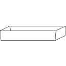 STAWA-R bac collecteur au sol pour les armoires de sécurité asecos des séries Q30, Q90 et S90, acier inoxydable 1.4016, L 1042 x P 507 x H 86 mm, 33 l