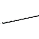 Steckdosenleiste Treston 1400, 6-fach, 2 x USB-A, An/Aus-Schalter, 4,5 m langes Kabel, 16 A/250 V, B 1400 x T 44 x H 52 mm, Aluminium