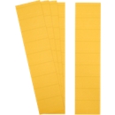 Steckkarten für Ultradex Stecktafeln Planrecord, beschreibbar, B 70 x H 32 mm, Karton, gelb, 90 Stück
