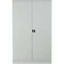 Steel hinged door cabinet, W 1200 x D 420 x H 1950 mm, light grey 7035