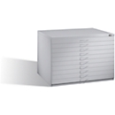 Steel plan cabinet, for formats up to DIN A1, 10 drawers