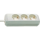 Stekkerdoos met beschermcontact - 3-voudig - wit