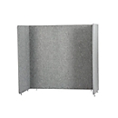 Stellwand Akustik to go 3000 silent.line U-Form, Akustik- & Sichtschutz, B 1800 x H 1500 mm