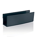 Stiftehalter Sigel Business, für Glasmagnetboards 3-5 mm, belastbar bis 500 g, magnetisch, hellgrau