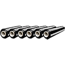 Stretchfolie - polyetheen - 20 mµ - 500 mm x 300 m - zwart - 6 rollen