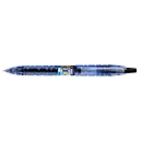 Stylo gel PILOT Bouteille 2 BeGreen, noir, largeur de trait 0,4 mm, résistant aux documents, rechargeable, mécanisme rétractable, 89% de contenu recyclé