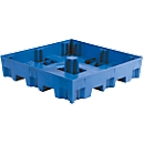 Sump tray, polyethylene, accessible from underneath, 255 l, without grating