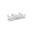 Support à vélos WSM, 2 côtés, pour pneus jusqu'à l. 55 mm, L 1400 x P 3200 x H 500 mm, acier galvanisé à chaud, 8 places, non monté