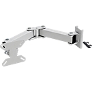 Support d'écran Treston TDB, pour table de travail TED, pour écrans avec VESA 75/100, réglable, jusqu'à 7 kg, ESD, gris clair