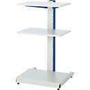 Support d'ordinateur type 6001, l. 650 x P 650 x H 1150 mm, fixe