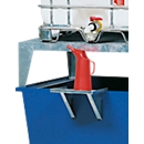 Support de récipients Asecos - acier - pour bacs de rétention pour IBC - L 370 x P 410 x H 310 mm - galvanisé