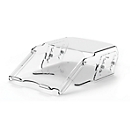 Support pour moniteur Fellowes Clarity™, jusqu'à 15 kg, réglable en hauteur, avec porte-documents, en acrylique