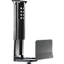 Support pour PC Neomounts by NewStar CPU-D200, vertical, jusqu'à 30 kg, réglable manuellement en hauteur et en largeur, matériel de montage inclus, noir