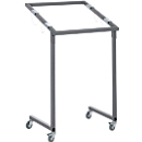 Support pour sacs poubelle grand volume 1000 litres, mobile, pour 1 sac