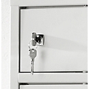 Surcharge for cylinder lock with 2 keys