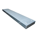 Surface Protection Trough Type BSW 125, walkable, galvanized