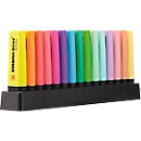 Surligneur Stabilo Boss Original, 15 pièces, avec présentoir, largeur de trait 2-5 mm