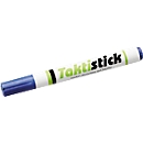 Surligneur Taktistick, pour feuilles tactiles Taktifol/taktiboards, pointe biseautée, couleur d'écriture bleu, 1 pièce