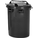 Systeemafvalbak SME, inhoud 35 l, zonder handvat, antraciet