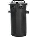 System-Mülleimer SME, Volumen 50 l, mit Bügel, anthrazit