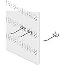 System R 3000 - perforated plate hooks