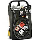 Système de réservoir d'essence mobile sur chariot, 60 L, pompe manuelle, Boyau 2,7 m