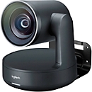 Système de vidéoconférence Logitech® Rallye Plus pouvant accueillir jusqu'à 46 participants, webcam avec fonctions panoramique/inclinaison/zoom, microphone