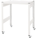 Table créative ORDO Professional, table de base, multifonctionnelle, surface d'écriture amovible, mobile, L 810 x P 635 x H 825 mm, acier, blanc trafic RAL 9016