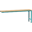 Table d'extension UNIVERSAL Spezial Manuflex, 2000 x 800 mm, multiplex nature, turquoise