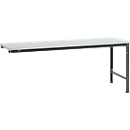 Table d'extension UNIVERSAL Spezial Manuflex, plateau mélaminé, 2000 x 1000, anthracite