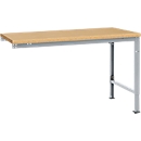 Table d'extension UNIVERSAL Spezial Manuflex, plateau multiplex, 1500 x 1000, argenté