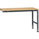 Table d'extension UNIVERSAL Standard Manuflex, plateau multiplex, 1500 x 1000, anthracite