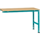 Table d'extension UNIVERSAL Standard Manuflex, plateau multiplex, 1500 x 1000, turquoise