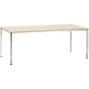 Table de réunion, 2000 x 800 mm, coloris érable