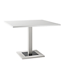 Table de réunion Quandos, l. 1000 x P 1000 mm, blanc