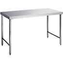 Table de travail en inox, L 1200 x l. 600 x H 850 mm