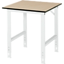 Table de travail, plateau en MDF, l. 750 x P 800 x H 760-1080 mm