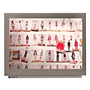 Tableau de projection pour système de whiteboard modulaire Skin, 750 x 1150 mm