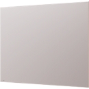 Tableau en verre Legamaster, avec 2 aimants &amp; 1 marqueur pour tableau en verre, L 1200 x P 4,4 x H 900 mm, verre de sécurité trempé, mat, warm grey