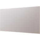 Tableau en verre Legamaster, avec 2 aimants &amp; 1 marqueur pour tableau en verre, L 2000 x P 4,4 x H 1000 mm, verre de sécurité trempé, mat, warm grey