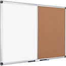 Tableau polyvalent liège/whiteboard MAYA, magnétique, 600 x 450 mm
