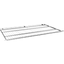 Tablette intermédiaire avec rebord de 20 mm pour conteneur en fils en acier 600 x 600 mm