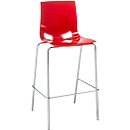 Tabouret de bar « Fondo », rouge