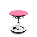 Tabouret pour enfants Sitness BobbyTOPSTAR , pour une assise dynamique, réglable en hauteur, semelle TPU, avec anneau repose pied design, rose
