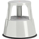 Tabouret roulant, gris
