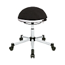 Tabouret Sitness Half Ball, noir