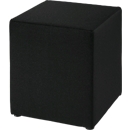 Tabouret Wall In, l. 410 x P 410 mm, noir