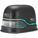 Tampon digital COLOP e-mark®, 600 dpi, micro-USB/wifi, avec cartouche d'imprimante CMY, bouton poussoir et piles, noir