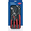 Tangenset Cobra®-pakket, 3-delig, grijs, atram. kunststof dieptrek